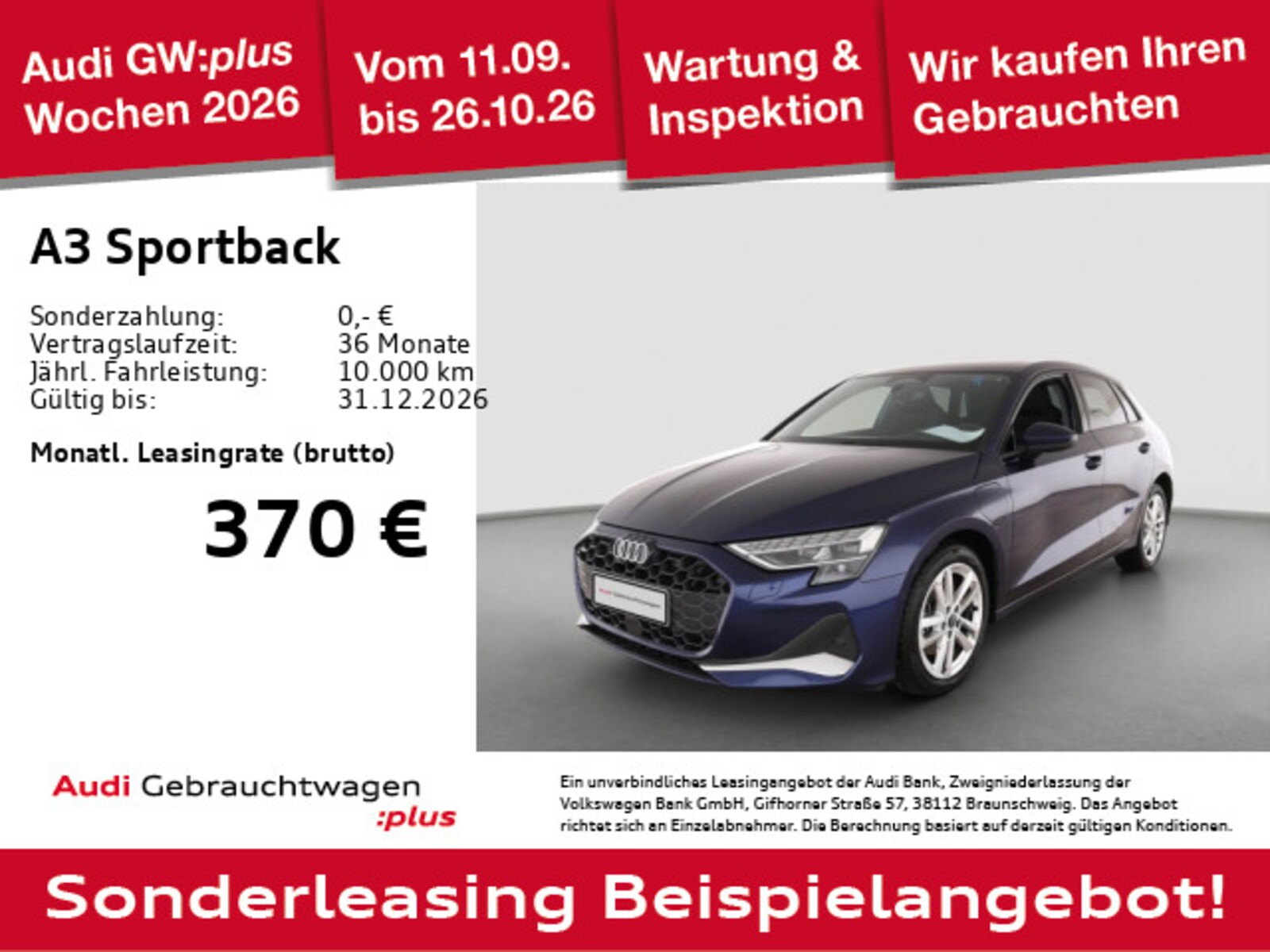 Audi A3 Sportback – Bild 2