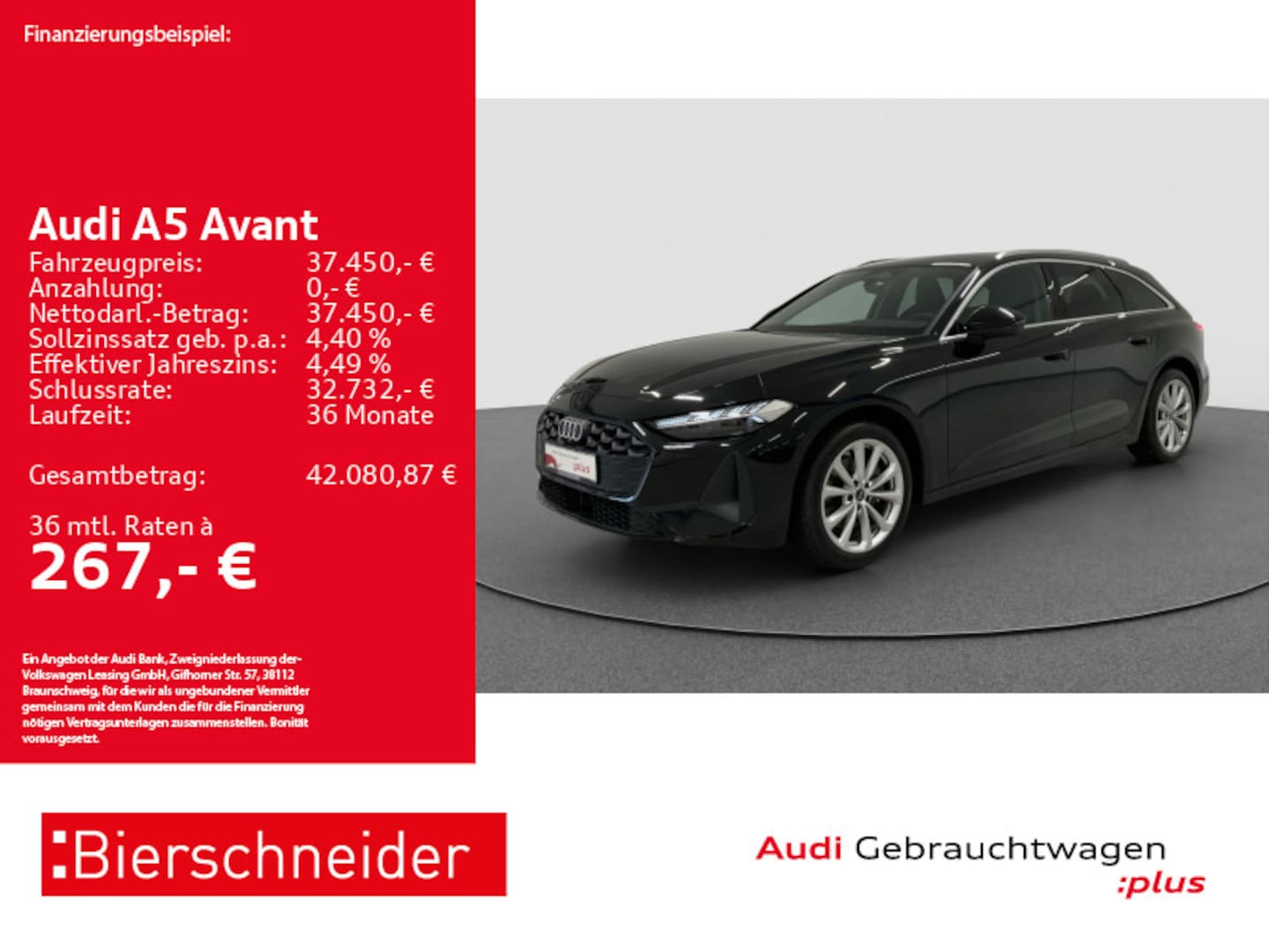 Bild über Audi A5 Avant TFSI S tronic - für weitere Informationen kontaktieren Sie den Audi Partner