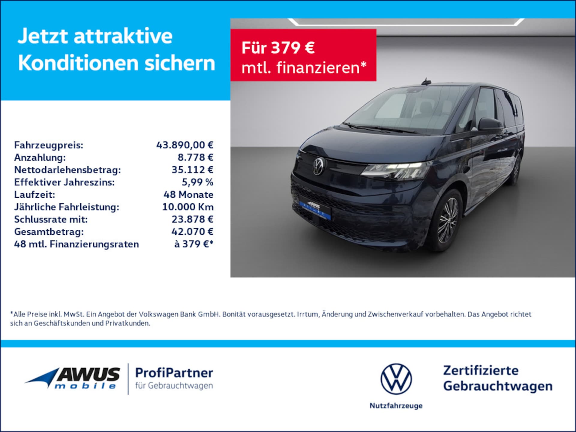 Volkswagen Multivan Basis-Modell