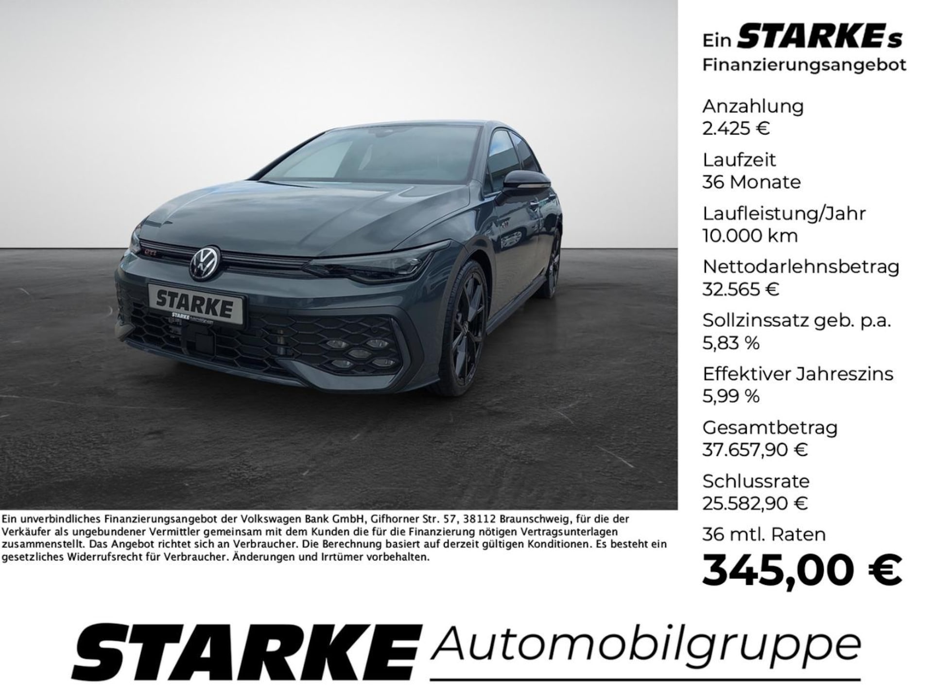 Volkswagen Golf — Volkswagen Golf Golf GTI 2.0 TSI DSG