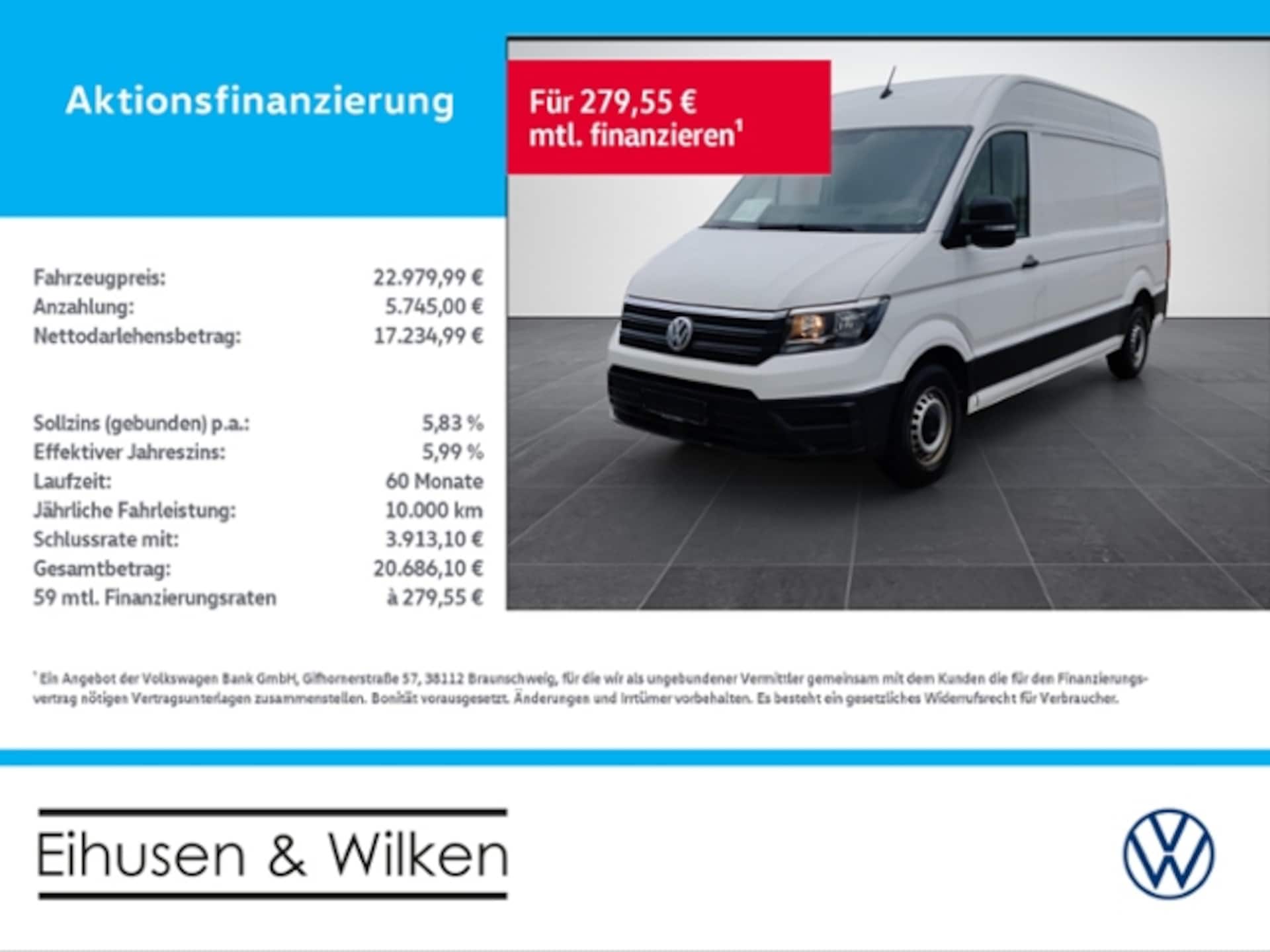 Volkswagen Crafter Kasten mittlerer Radstand