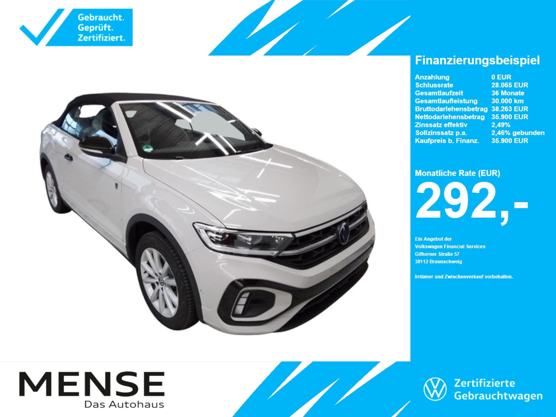 Volkswagen T-Roc Cabriolet R-Line