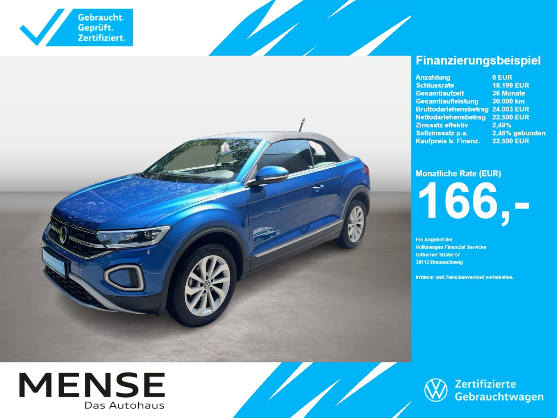 Volkswagen T-Roc Cabriolet Style