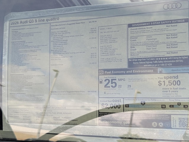 2026 Audi Q3 SUV