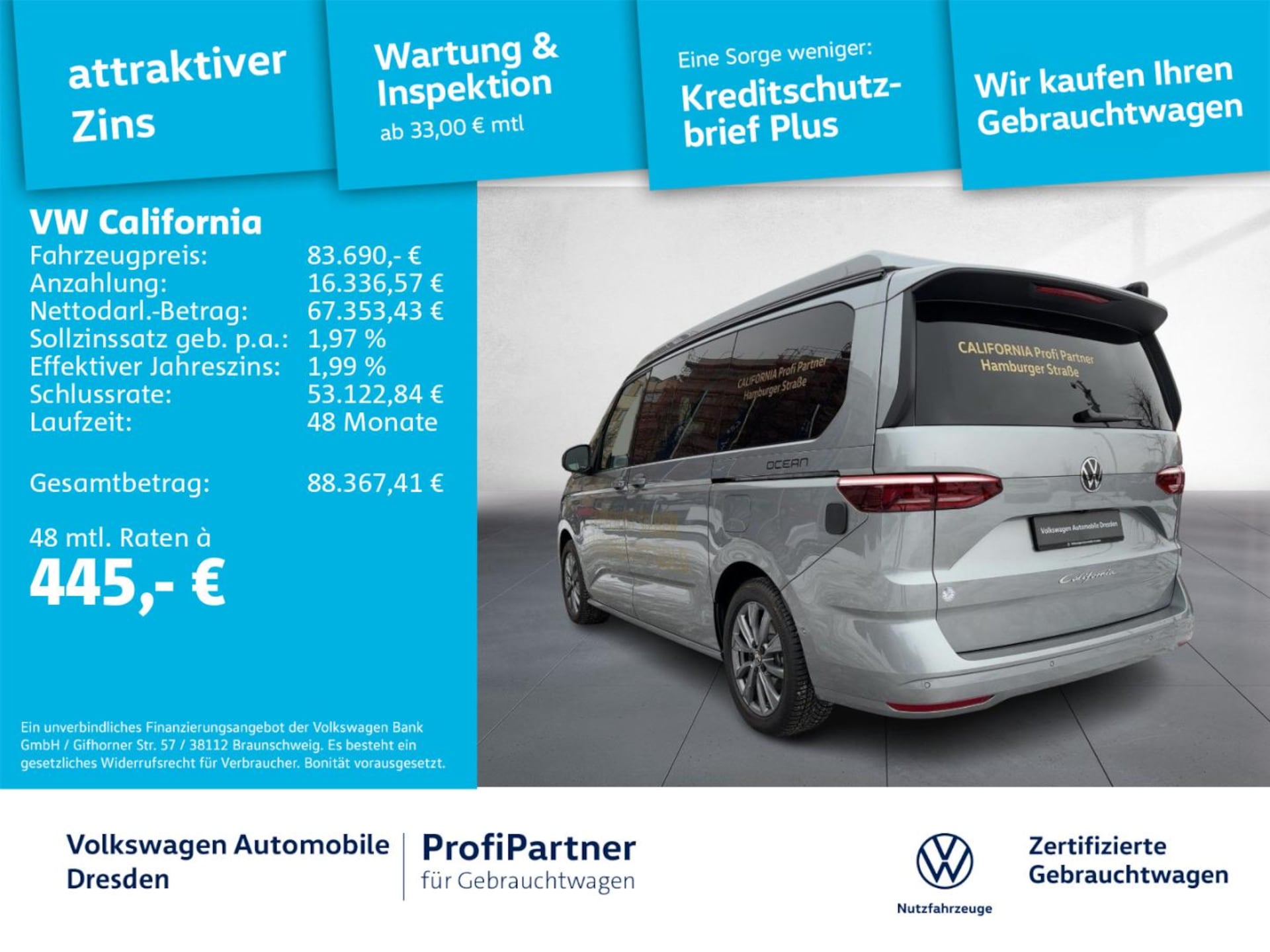 Volkswagen California Ocean