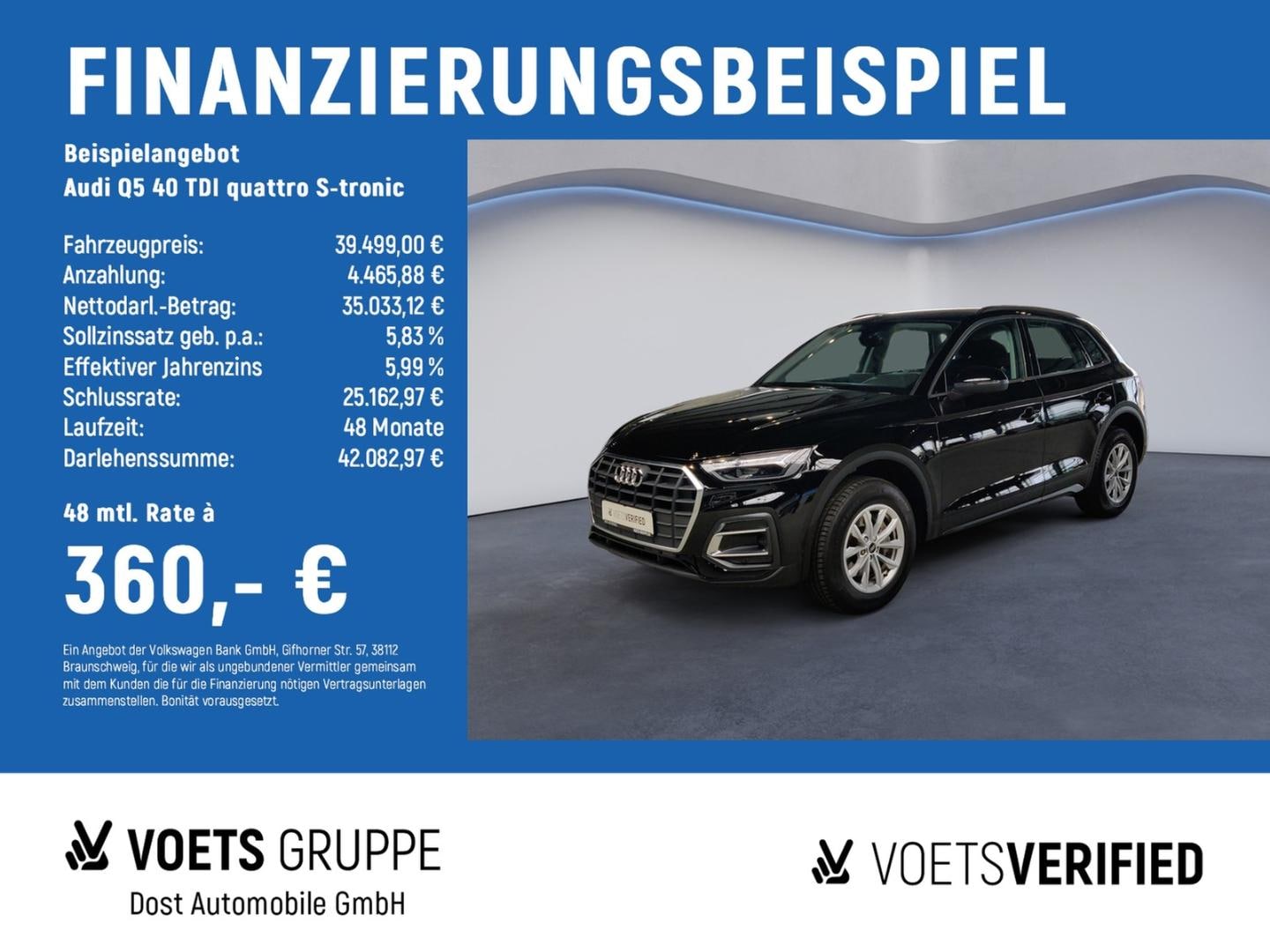 Bild über Audi Q5 40 TDI quattro 150 kW S tronic - für weitere Informationen kontaktieren Sie den Audi Partner