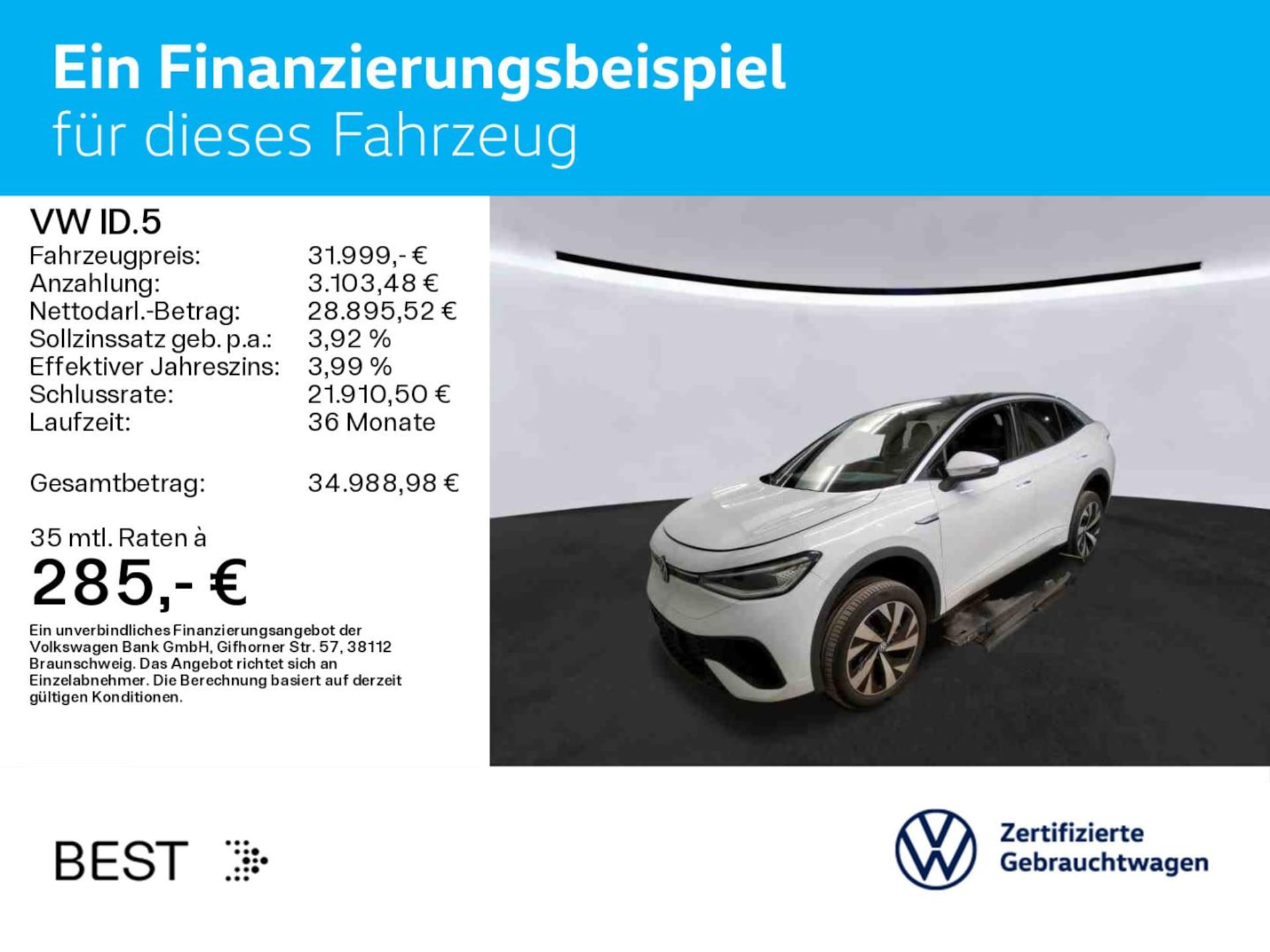 Volkswagen ID.5 Pro Performance