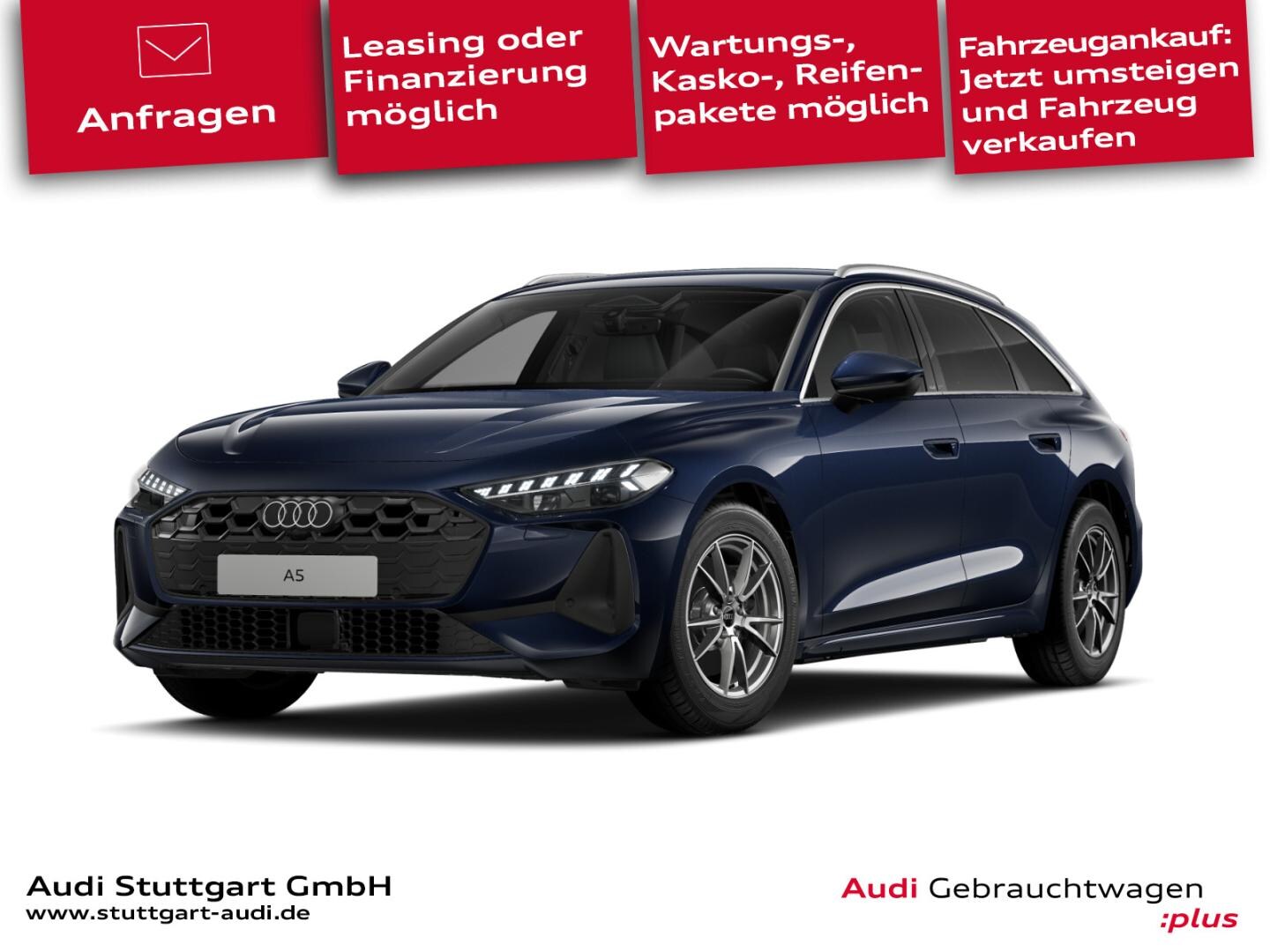 Bild über Audi A5 Avant TDI 150 kW S tronic - für weitere Informationen kontaktieren Sie den Audi Partner