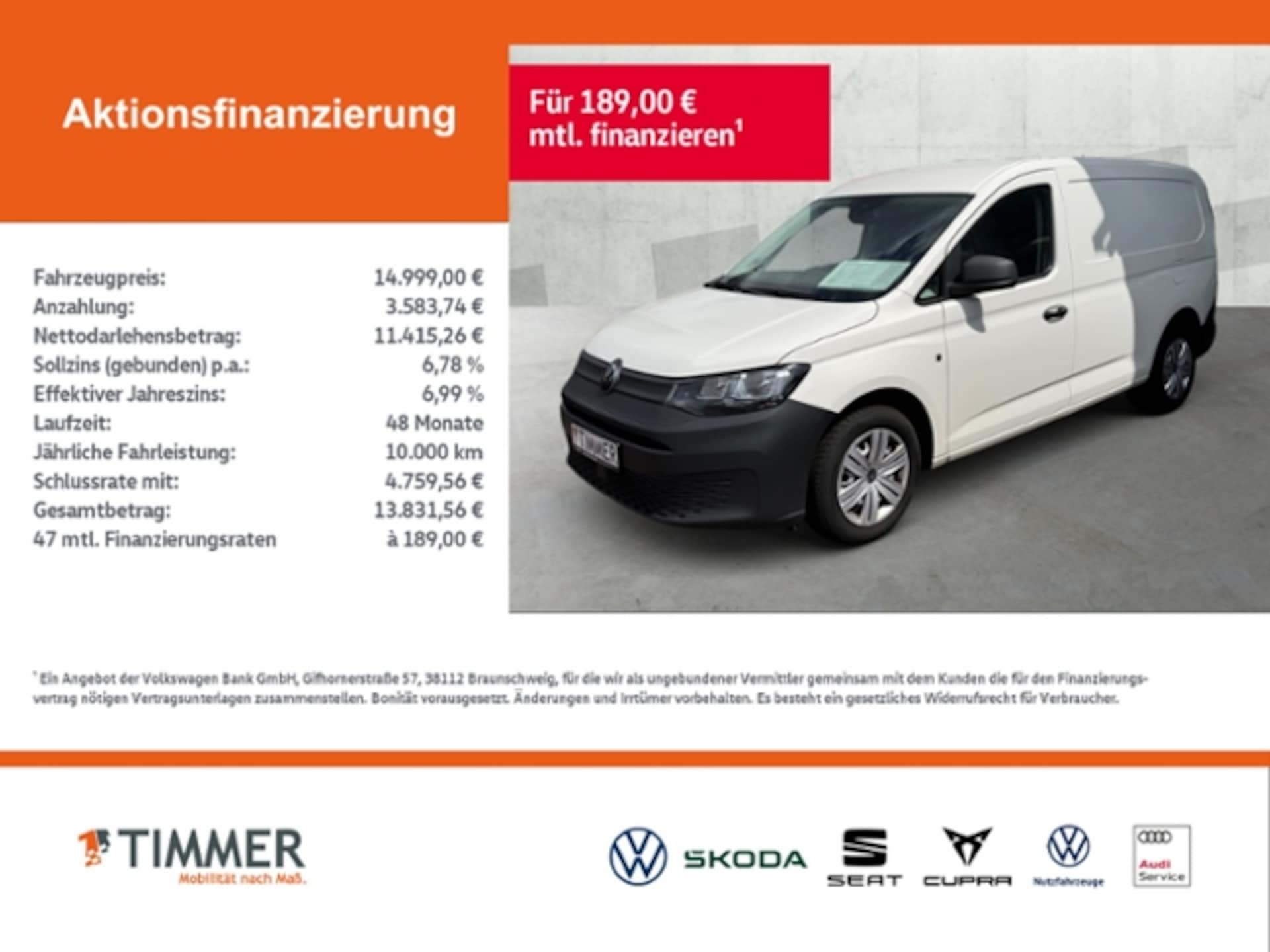 Volkswagen Caddy Maxi Cargo EcoProfi