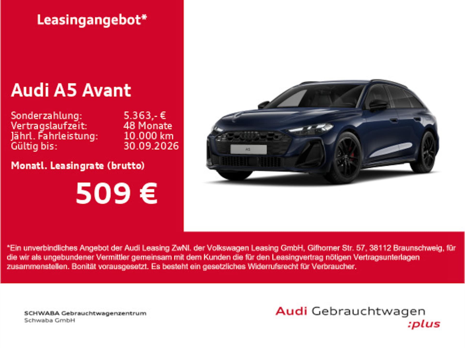 Audi A5 Avant e-hybrid
