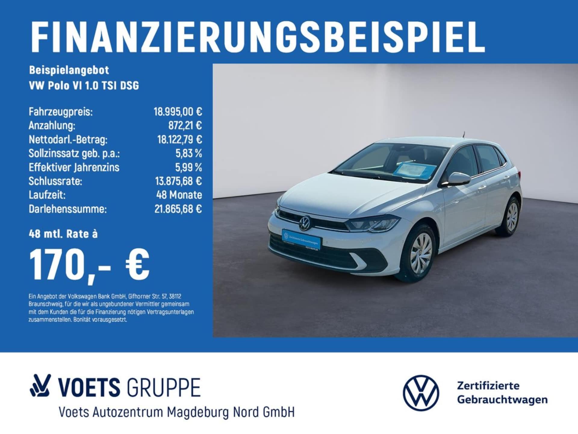Volkswagen Polo — Volkswagen Polo Polo VI 1.0 TSI DSG Life LED+NAVI+ACC+PDC+KAM
