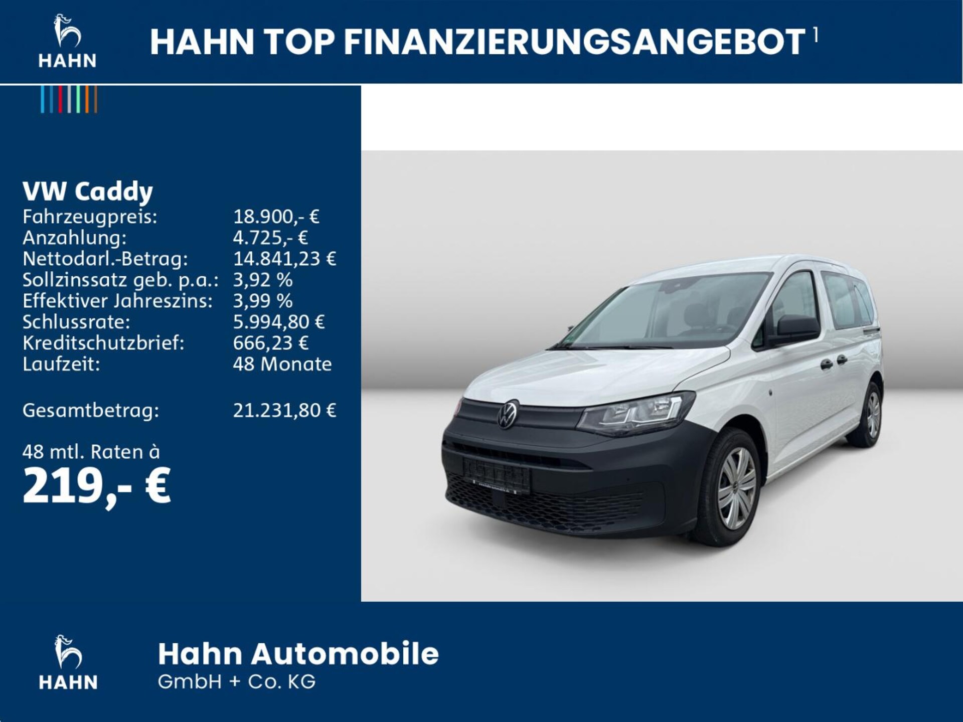 Volkswagen Caddy Kombi Basis-Modell