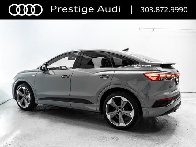 Used 2024 Audi Q4 Sportback e-tron Premium Plus with VIN WA13UBFZ1RP075744 for sale in Lakewood, CO