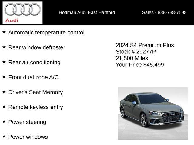 2024 Audi S4 Premium Plus - Photo 30