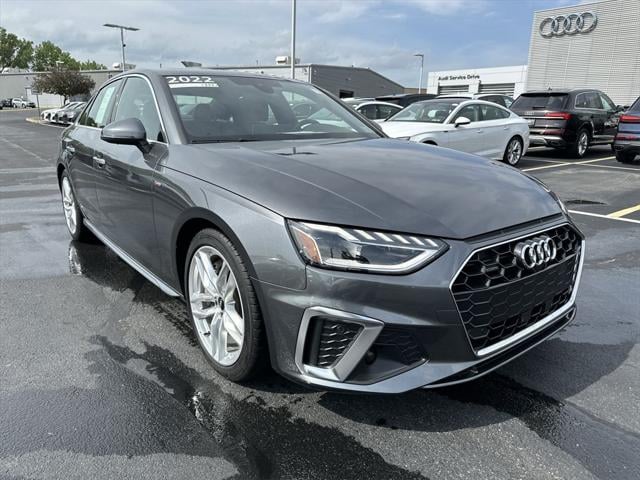 Used 2022 Audi A4 Premium Plus with VIN WAUEAAF44NN007530 for sale in Plains Township, PA