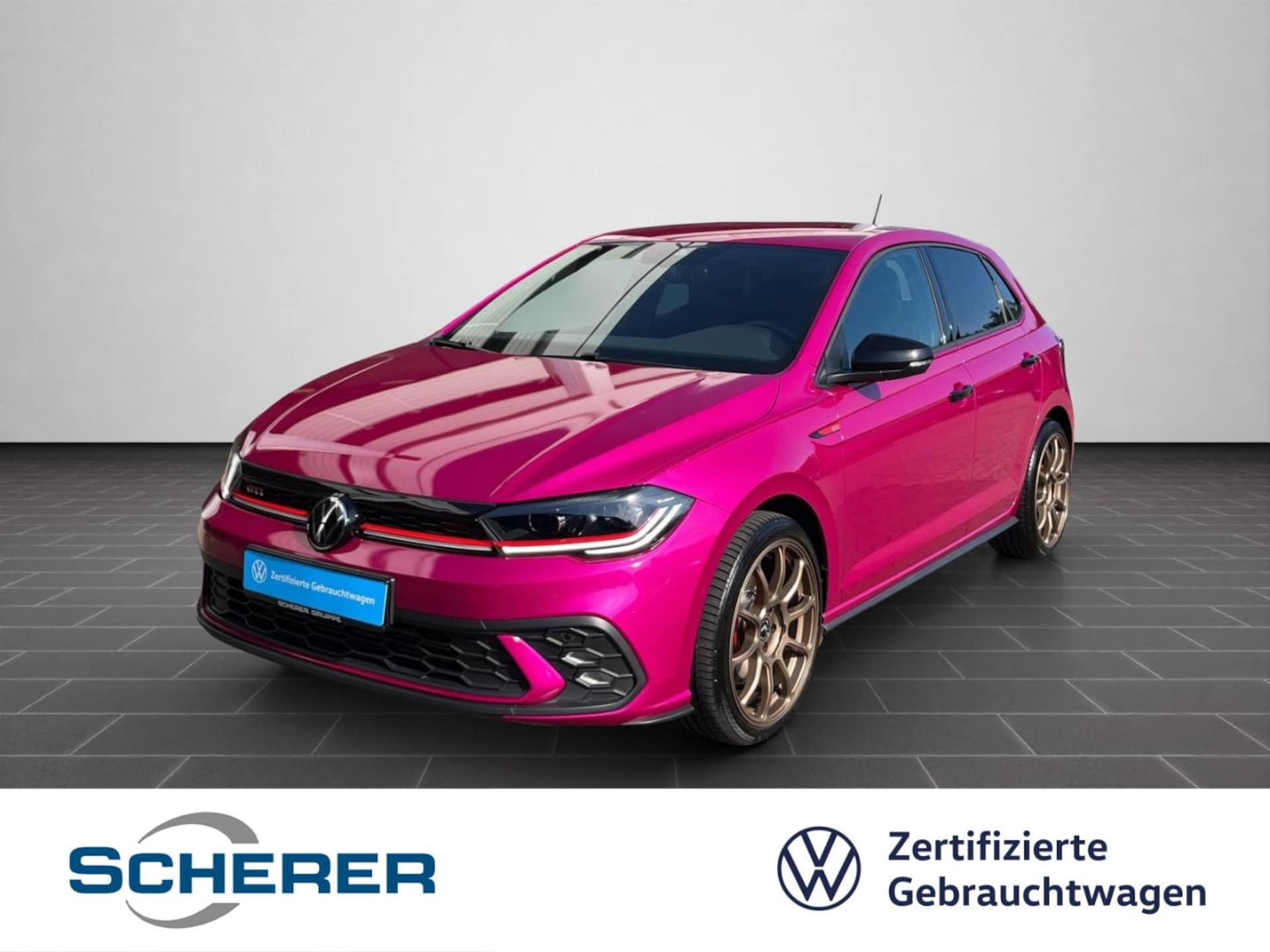 Volkswagen Polo 2023 — Polo GTI 2.0 TSI DSG PINK foliert NAVI ACC KAMERA