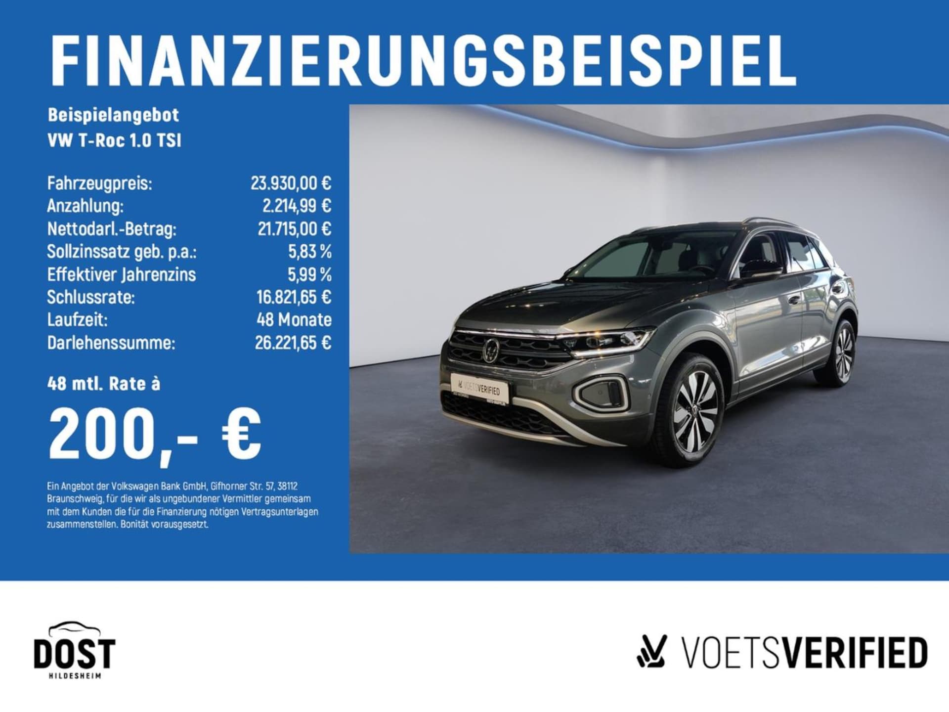 Volkswagen T-Roc Life