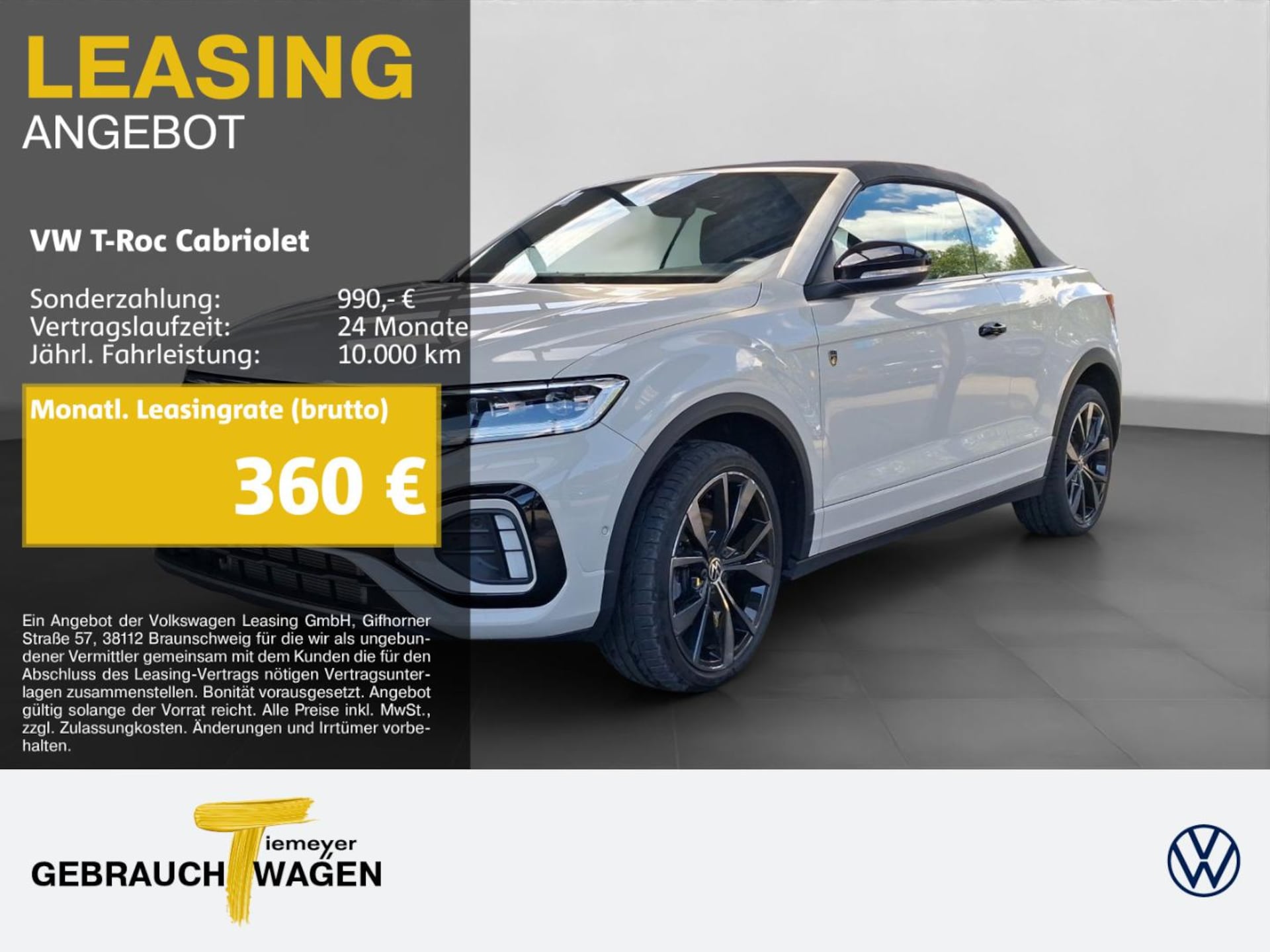 Volkswagen T-Roc Cabriolet R-Line