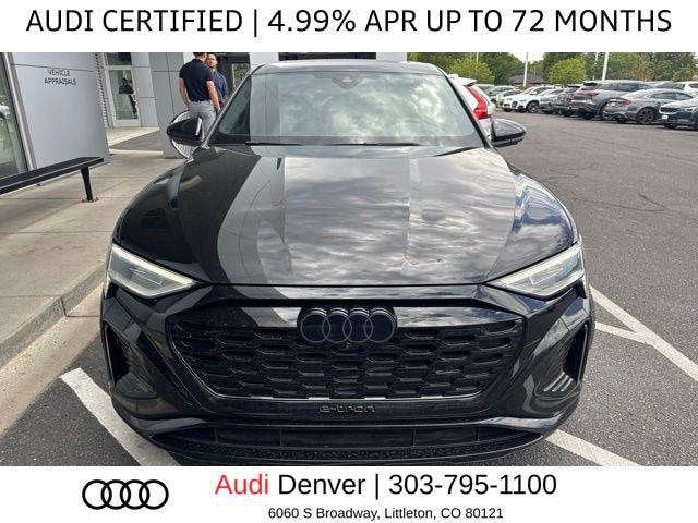 Certified 2024 Audi Q8 Sportback e-tron Prestige with VIN WA1DAAGE5RB014963 for sale in Littleton, CO