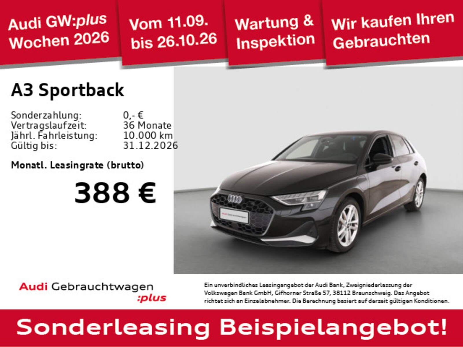 Audi A3 Sportback – Bild 3