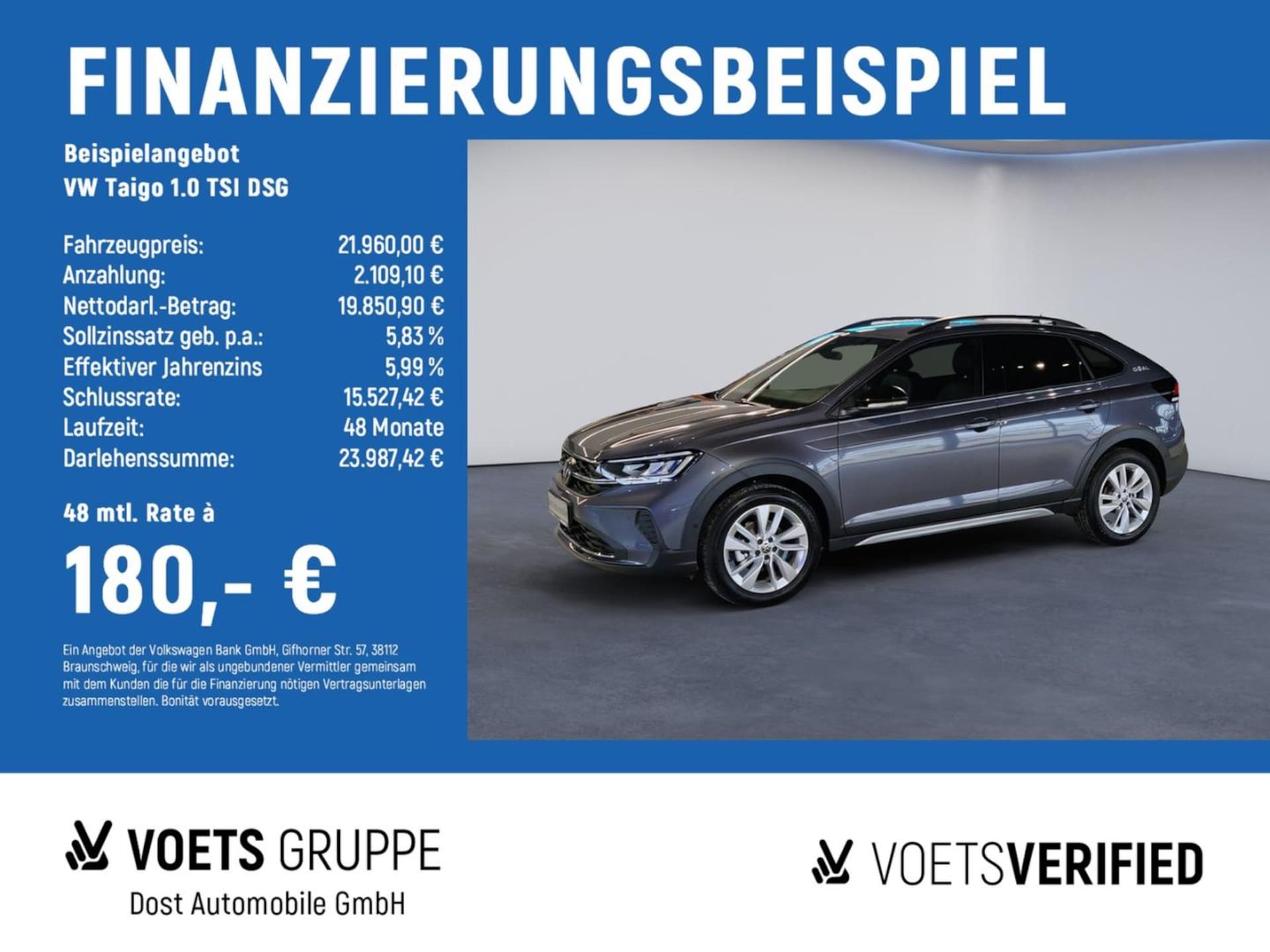Volkswagen Taigo — Volkswagen Taigo Taigo 1.0 TSI DSG Life KAMERA+NAVI+PDC+SHZ