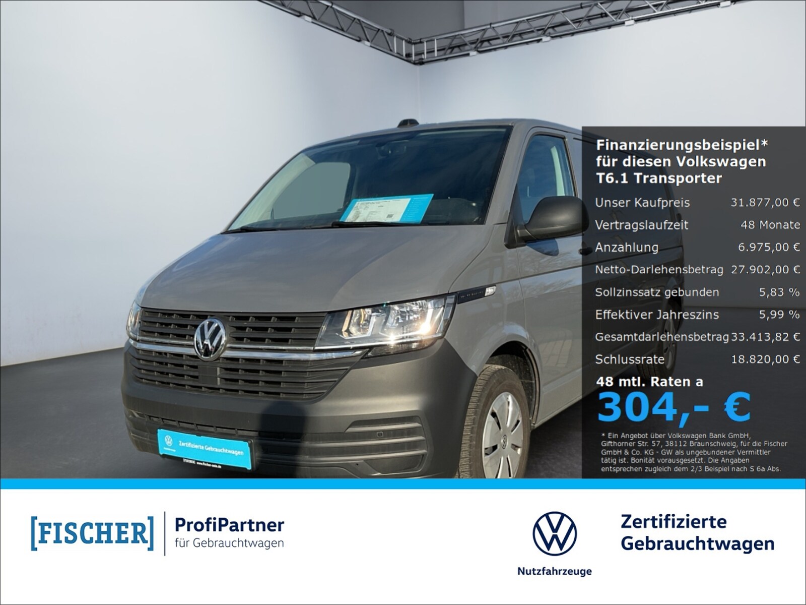 Volkswagen T6.1 Transporter Kasten langer Radstand