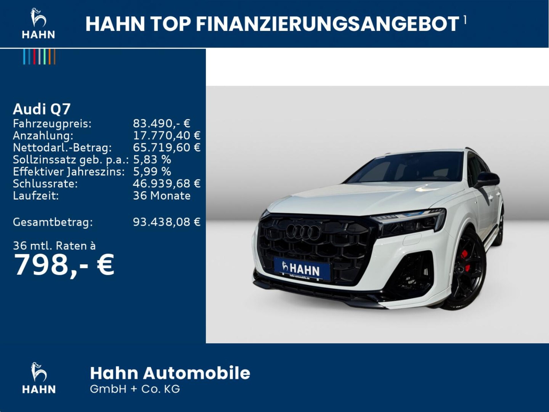 Audi Q7 SUV TFSI e S line