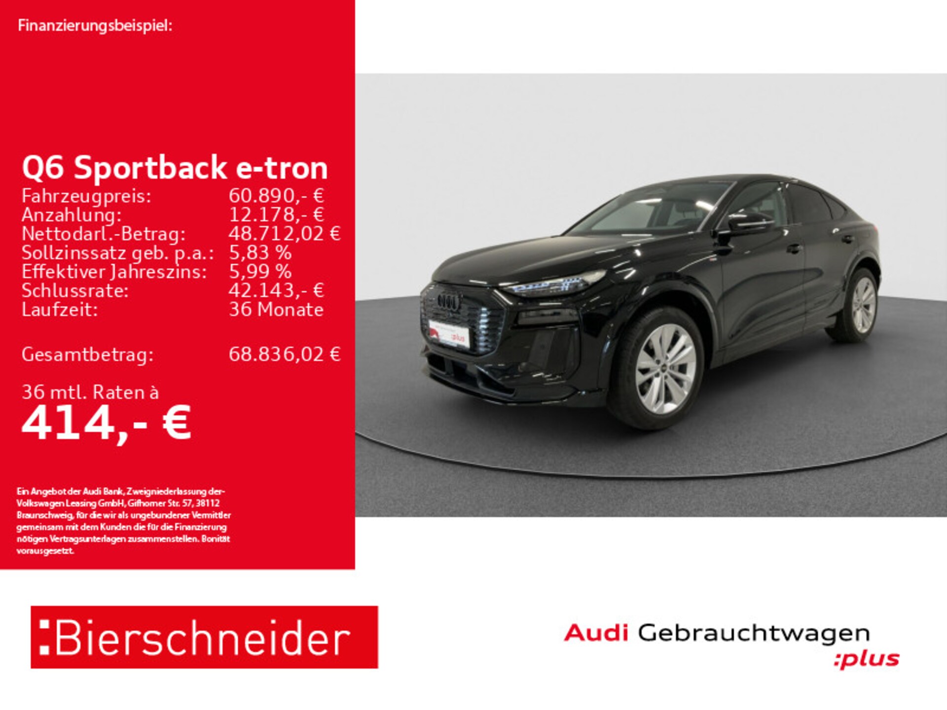 Audi Q6 Sportback e-tron
