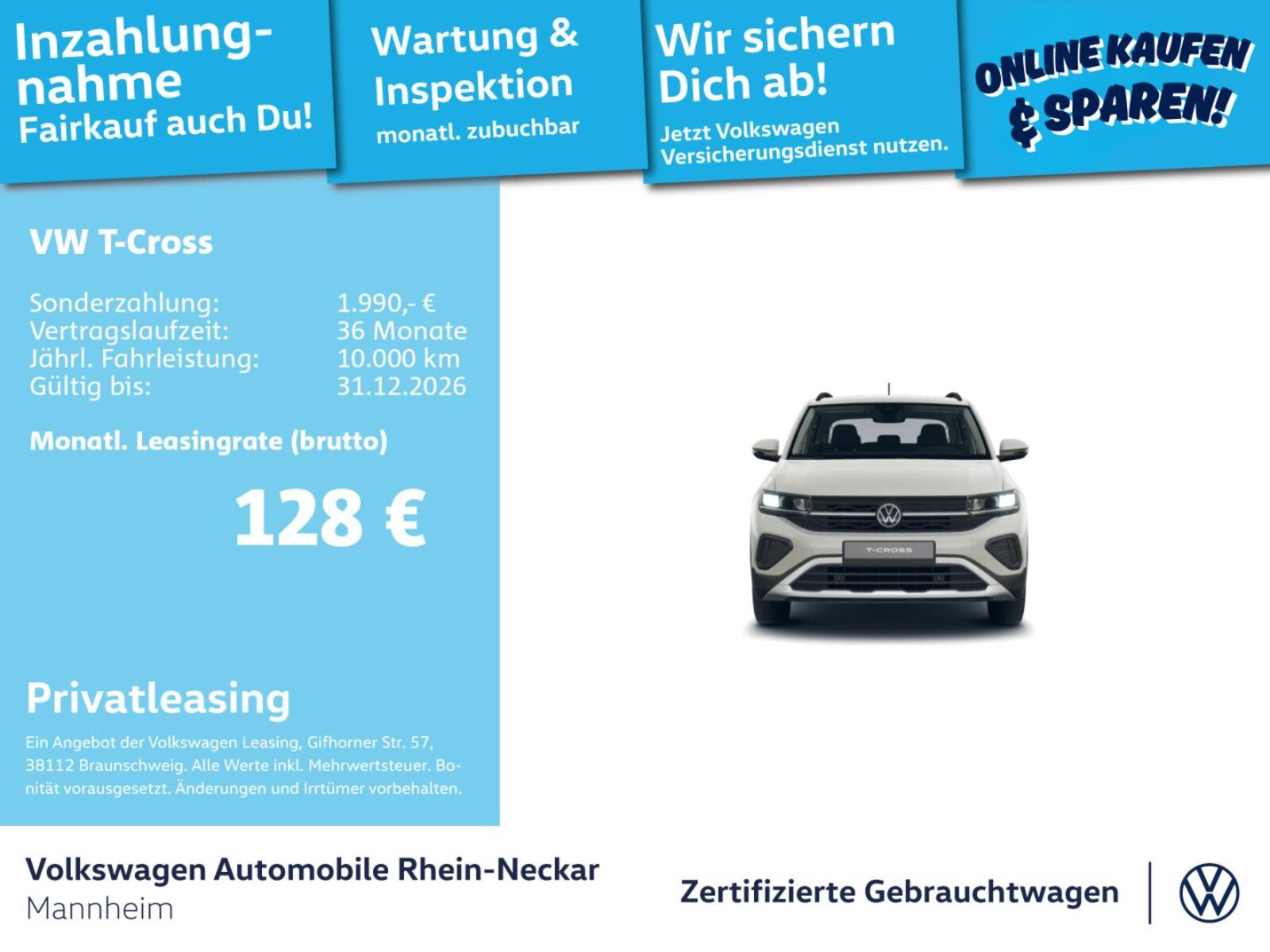 Volkswagen T-Cross – Bild 2