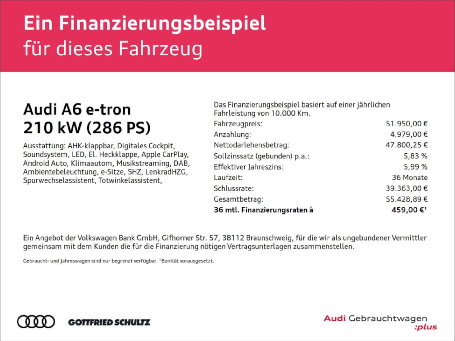 Audi A6 Sportback e-tron