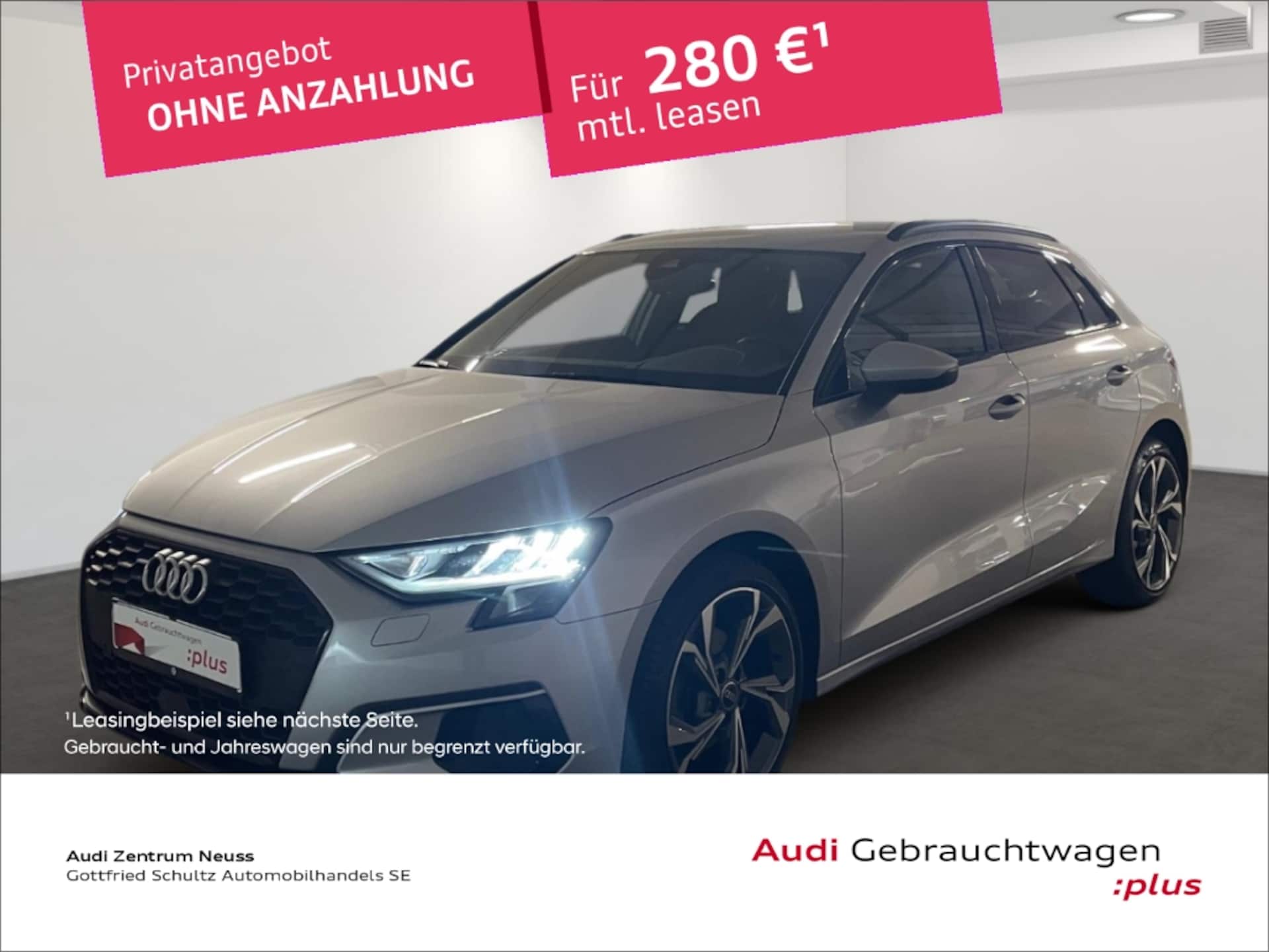 Audi A3 Sportback 2023 — advanced 30 TFSI 81 kW (110 PS) Schaltgetriebe Sportback 30 TFSI Advanced AHK CARPLAY MMI