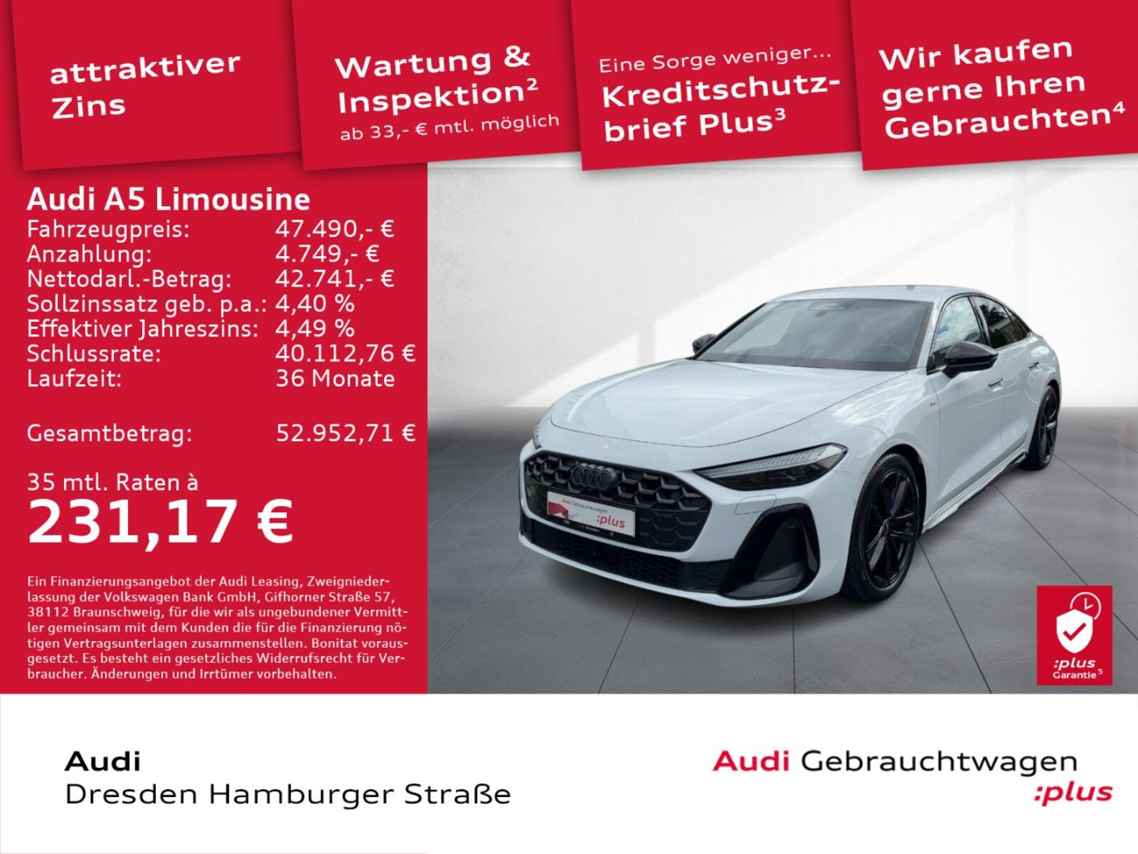 Audi A5 Limousine – Bild 2
