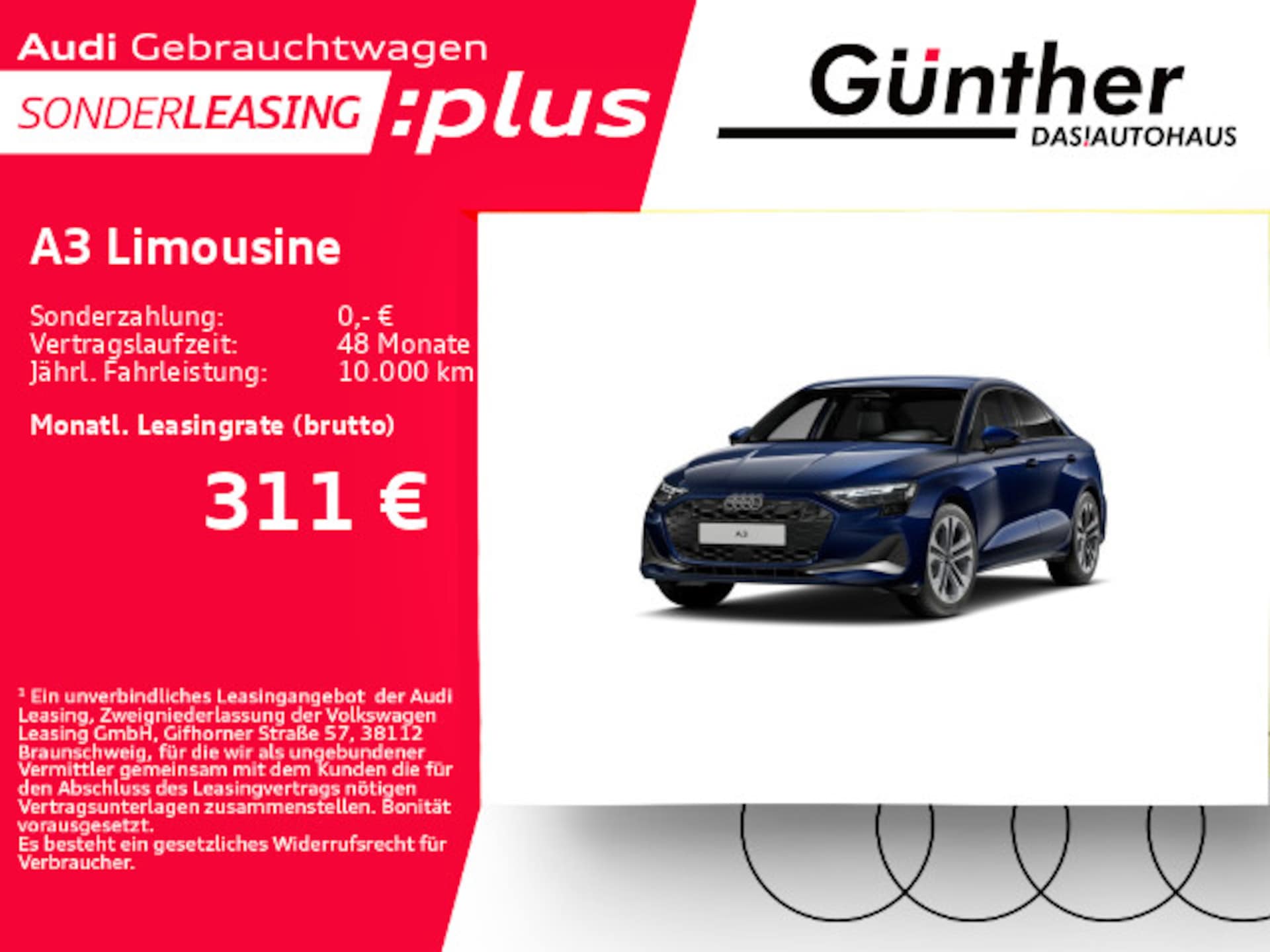 Audi A3 Limousine advanced