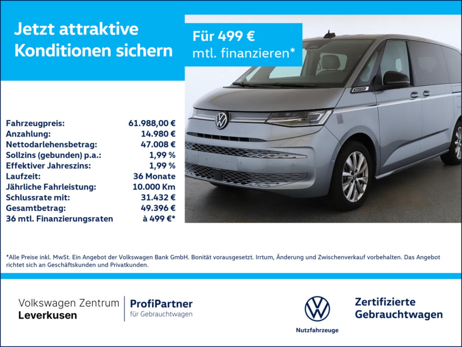 Volkswagen Multivan Langversion