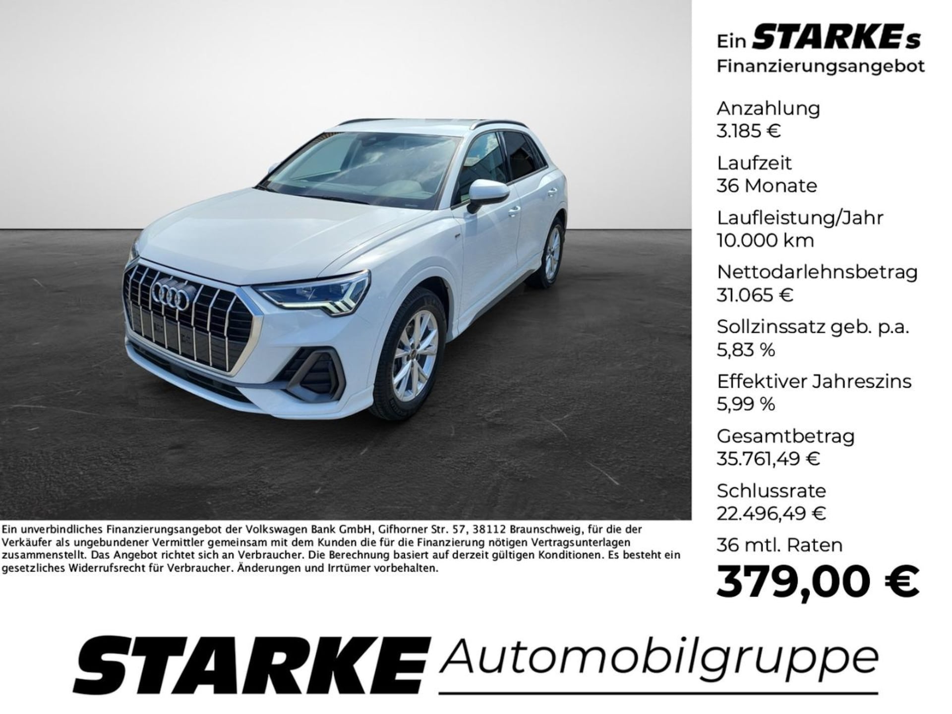 Audi Q3 SUV S line