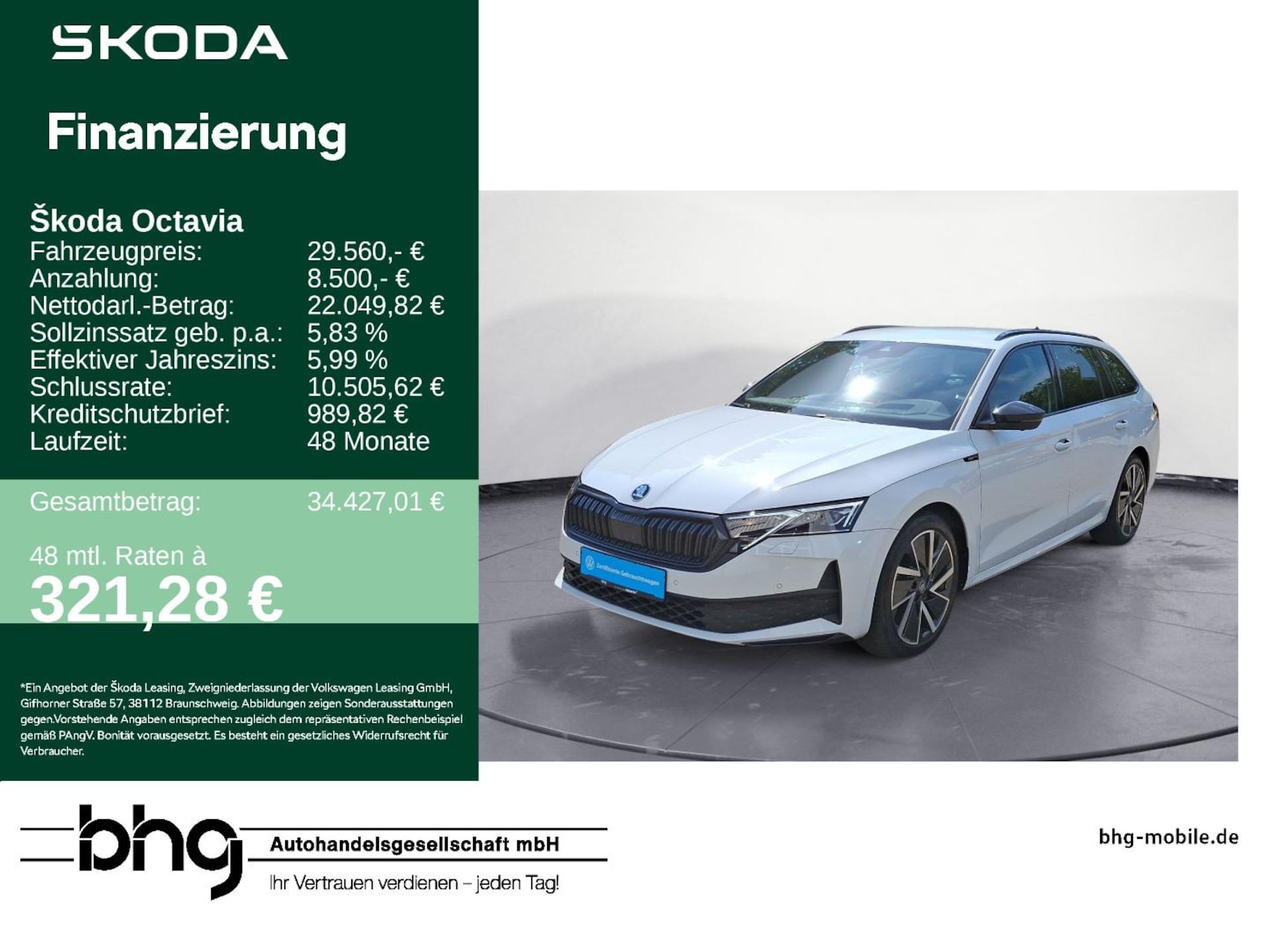 Skoda Octavia Combi Sportline