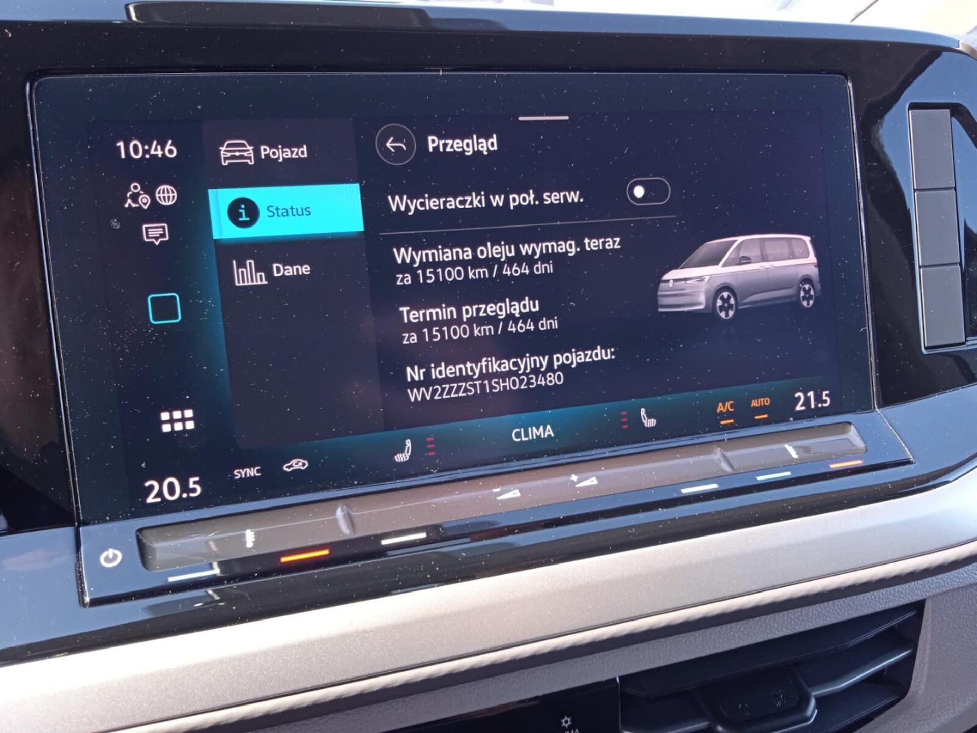 Volkswagen Multivan długi rozstaw osi Life