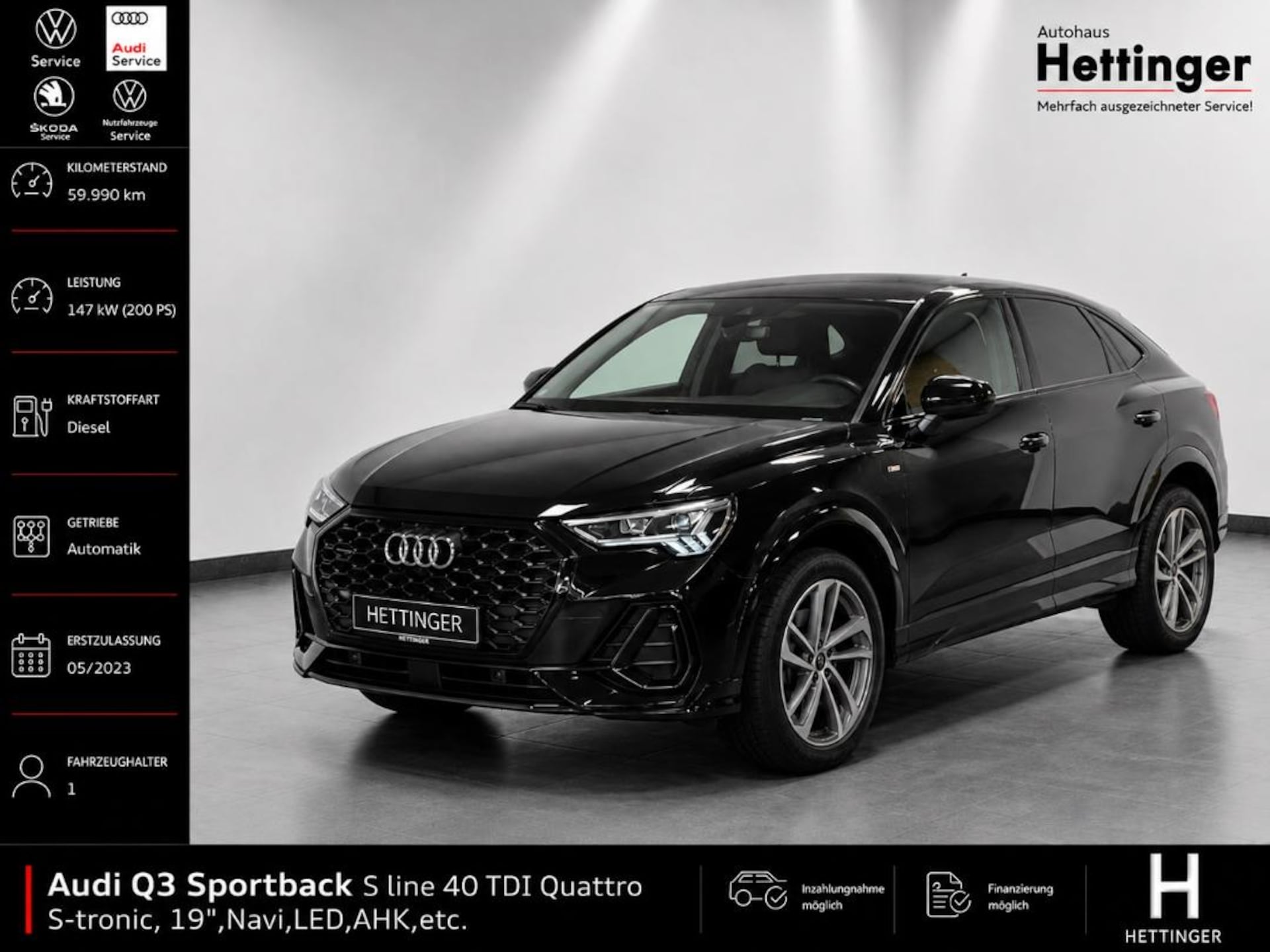 Audi Q3 Sportback S line