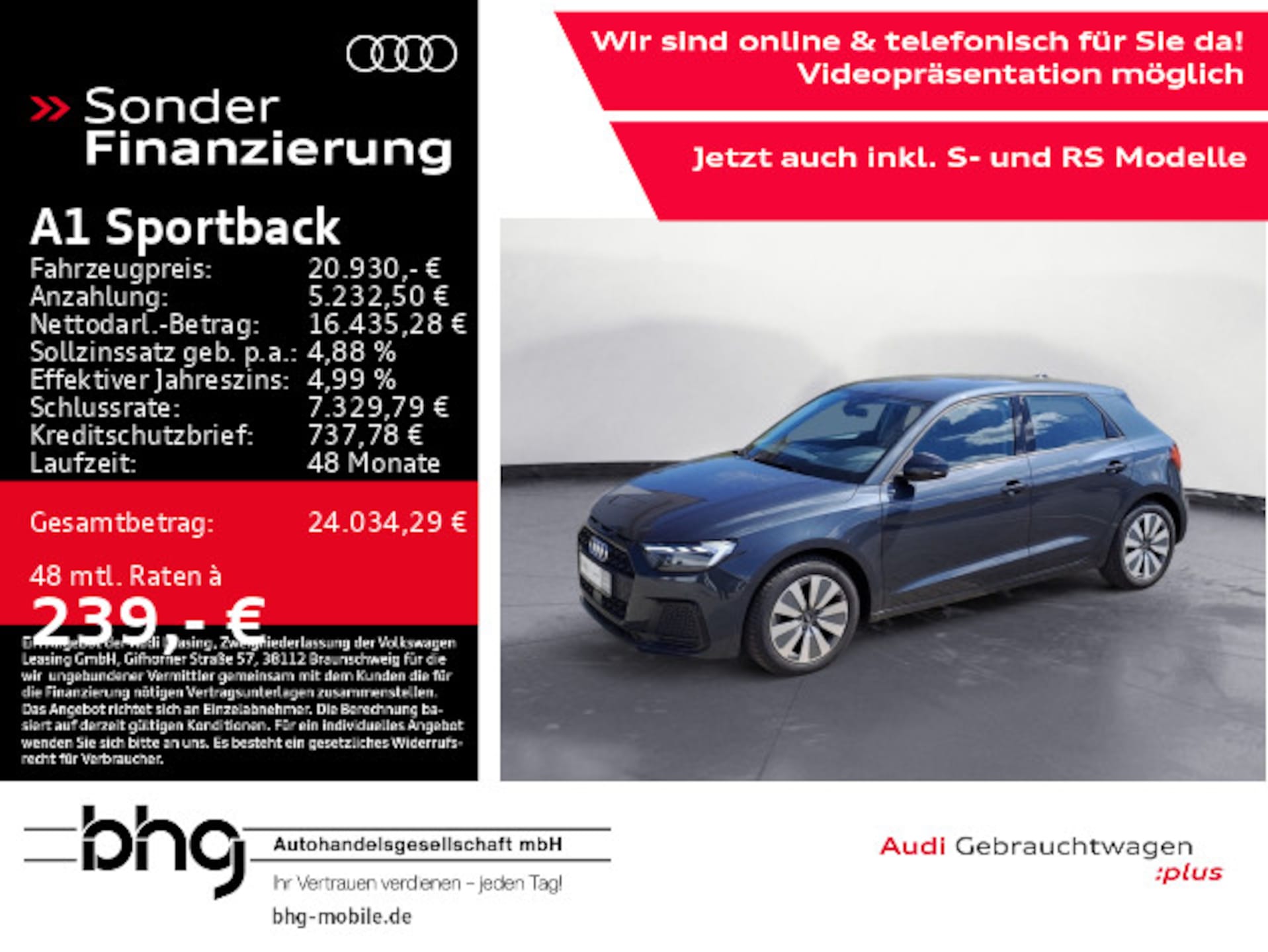 Audi A1 Sportback Advanced