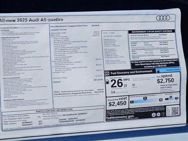 2025 Audi A5 Premium Plus - Photo 17