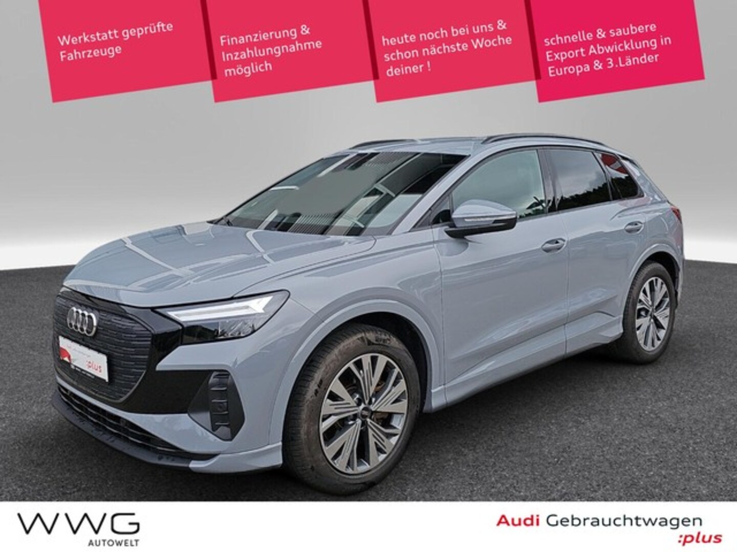 Bild über Audi Q4 e-tron 40 e-tron - für weitere Informationen kontaktieren Sie den Audi Partner