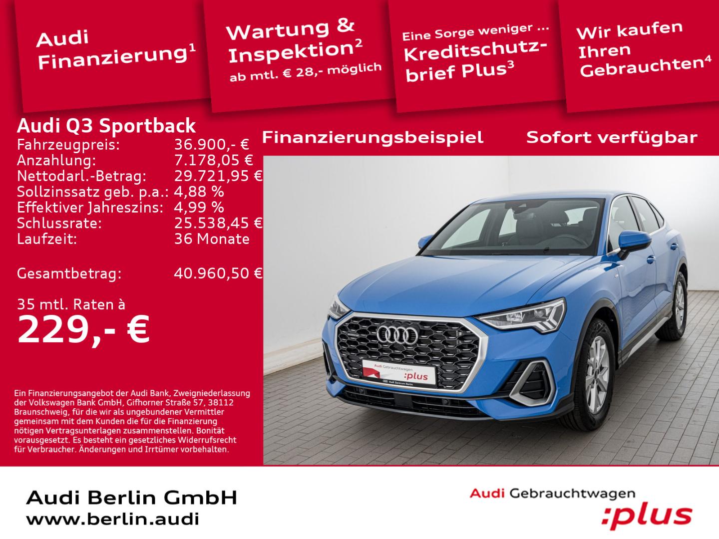 Image about Audi Q3 Sportback S line 45 TFSI quattro S tronic