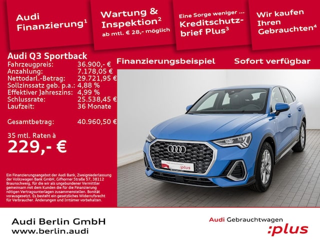 Image about Audi Q3 Sportback S line 45 TFSI quattro S tronic