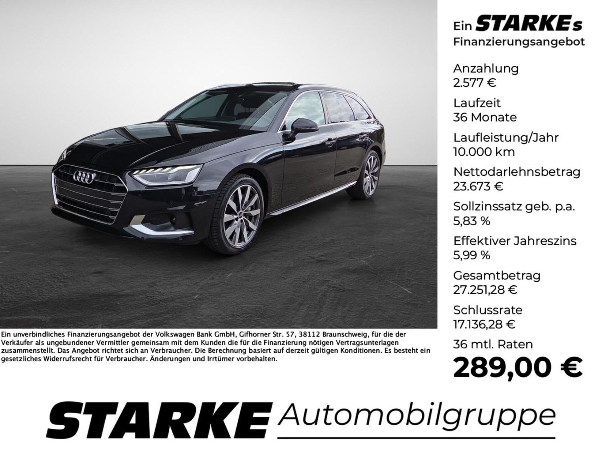 Audi A4 Avant Advanced