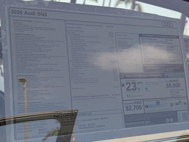 2026 Audi SQ5