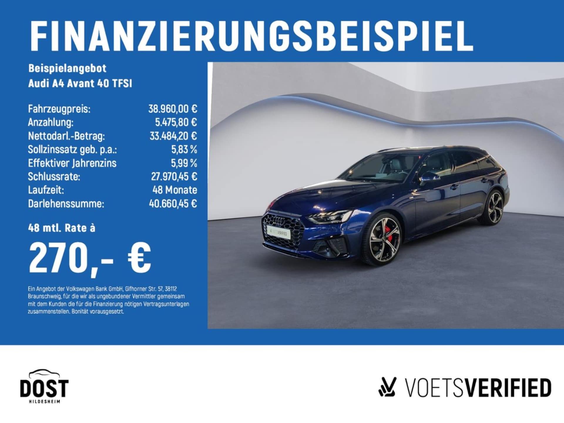 Audi A4 Avant S line