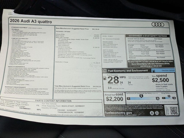 2026 Audi A3 Premium - Photo 18