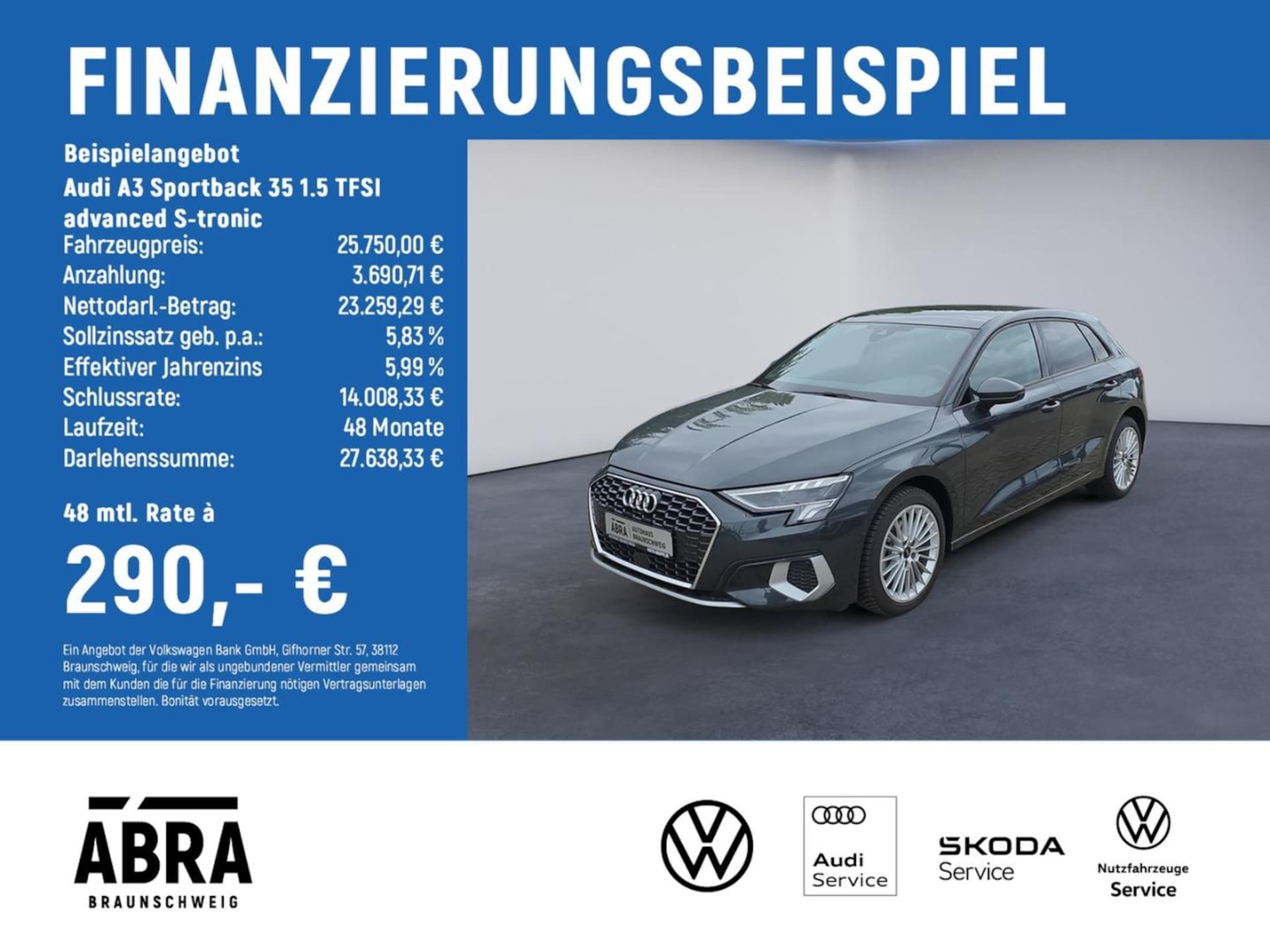 Audi A3 Sportback Advanced