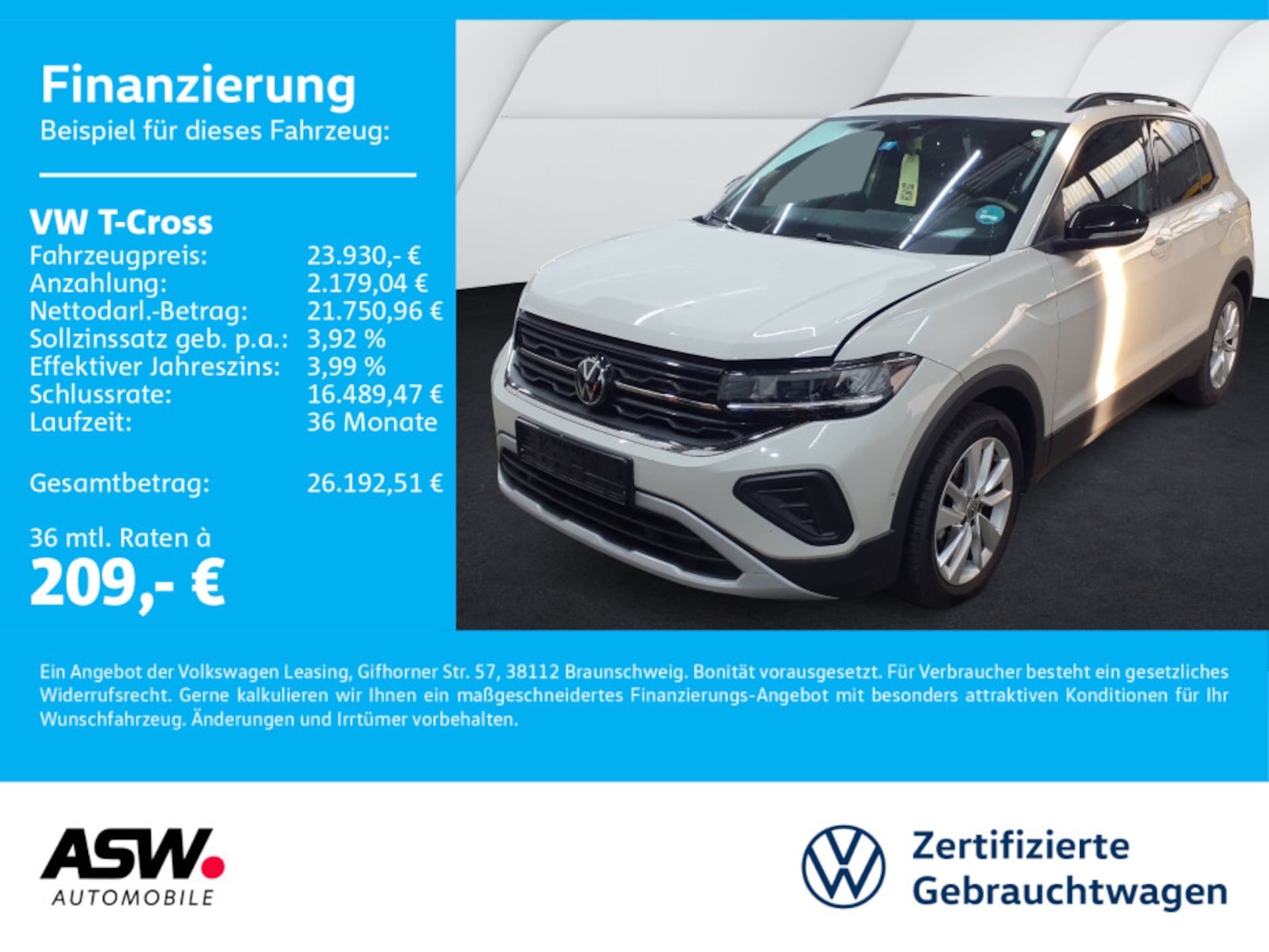 Volkswagen T-Cross 2026