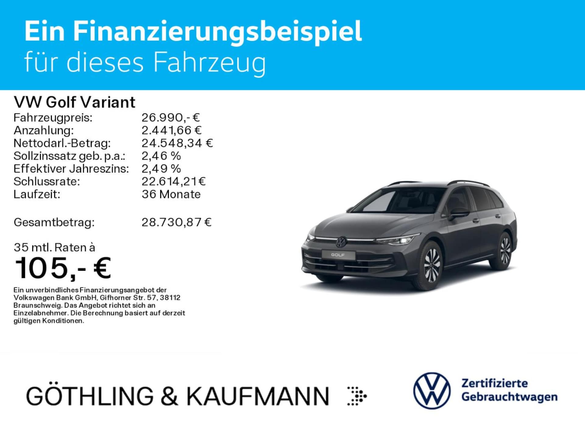Volkswagen Golf Variant Goal
